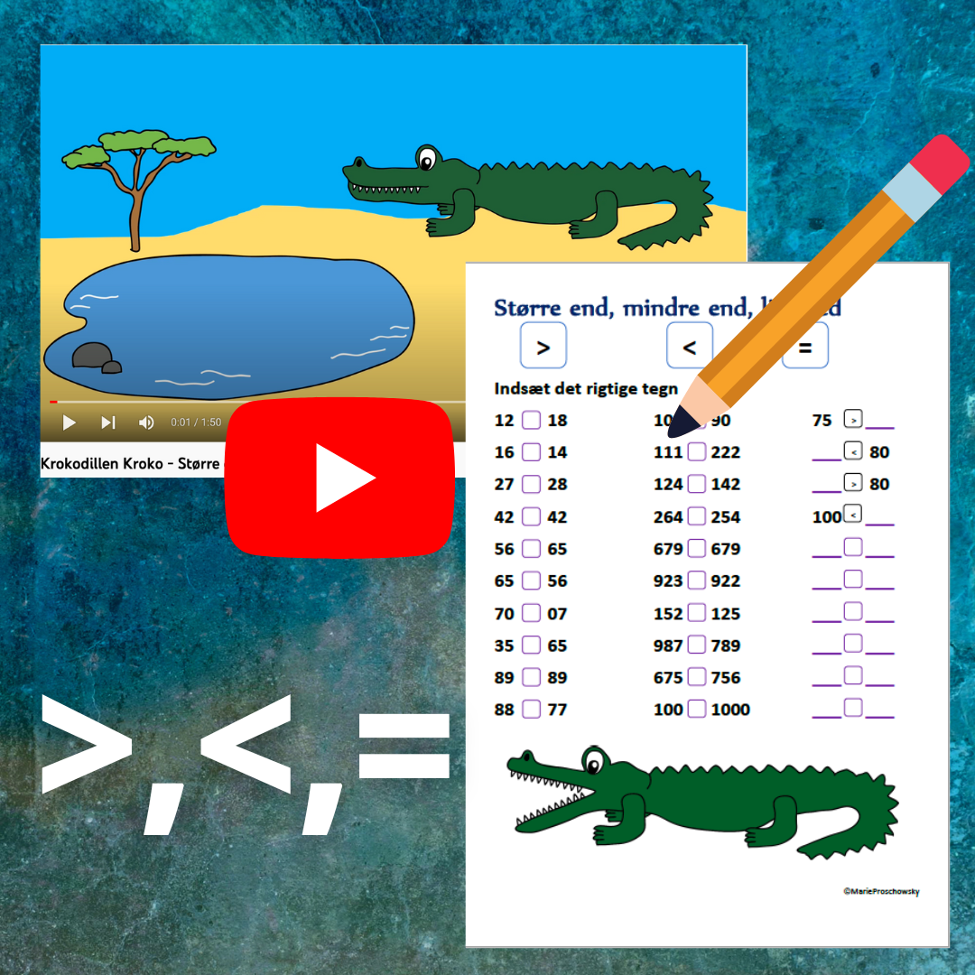 Større end, mindre end og lig med