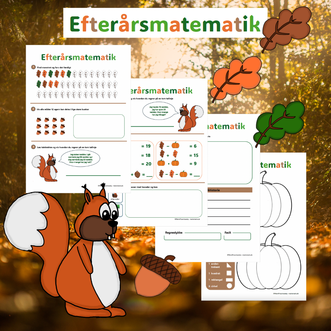 Efterårsmatematik-hæfte