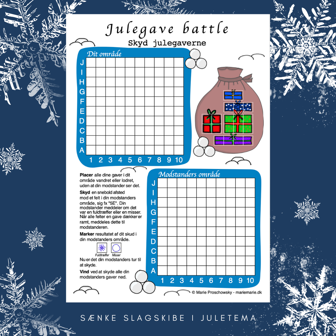 Julegave battle – skud julegaverne