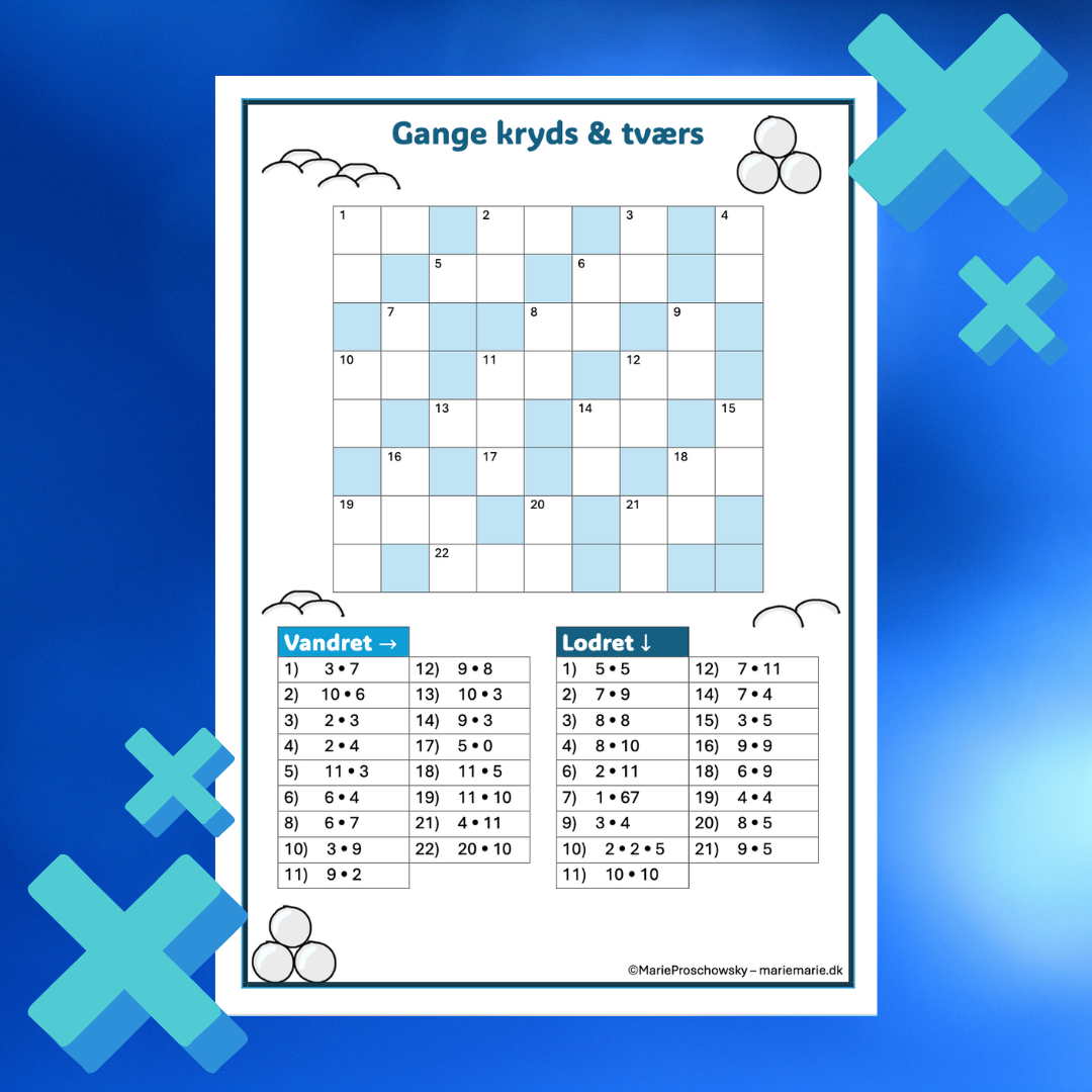 Gange kryds og tværs